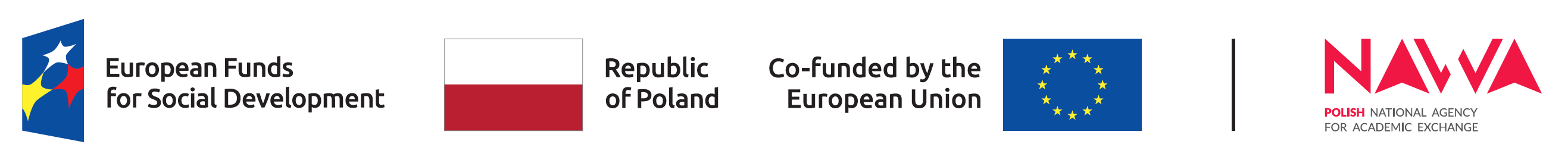 ciąg logotypów związanych z dofinansowaniem projektu